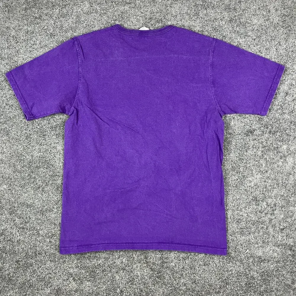 Champion T-Shirt Mens Size M Purple Short Sleeve‎ Athletic Casual Tee Shirt - Picture 5 of 6